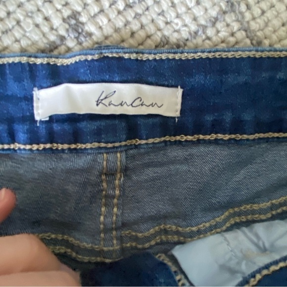 KANCAN High Rise Distressed Jean Shorts Sz 28 - Picture 3 of 7